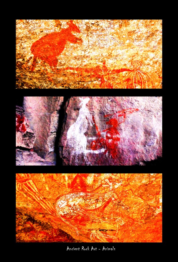 Ancient Rock Art  - 1 by Lexa Harpell